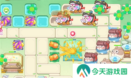 保卫萝卜4梁波波与祝秋秋第14关过关攻略