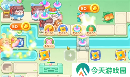 保卫萝卜4梁波波与祝秋秋第12关过关攻略