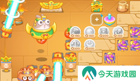 保卫萝卜4法老归来第112关过关攻略