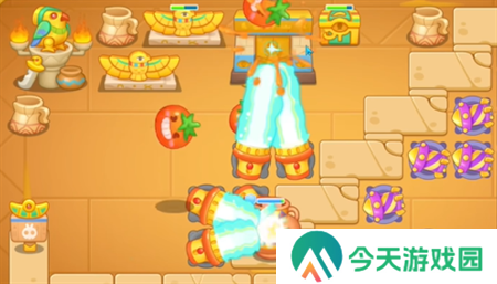 保卫萝卜4法老归来第112关过关攻略