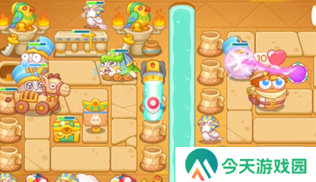 保卫萝卜4法老归来第118关通关流程